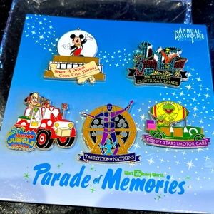 2015 Disney Passholder Collection Pins "Parade of Memories”